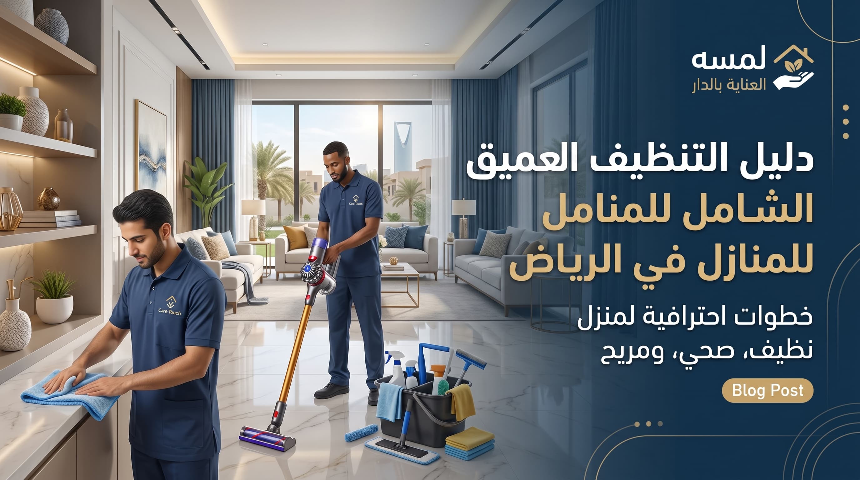 دليل التنظيف العميق الشامل للمنازل في الرياض: نصائح وخطوات عملية